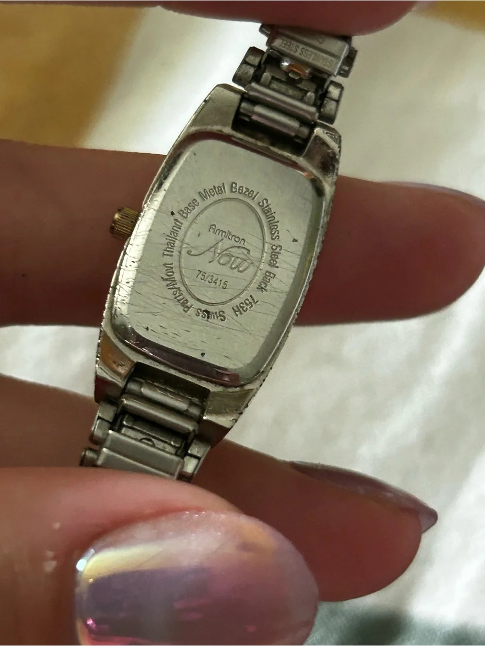 Vintage Armitron Now two toned watch